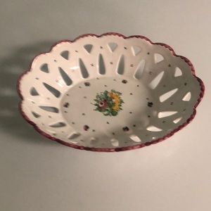 Gmunder Keramik reticulated Basket Bowl